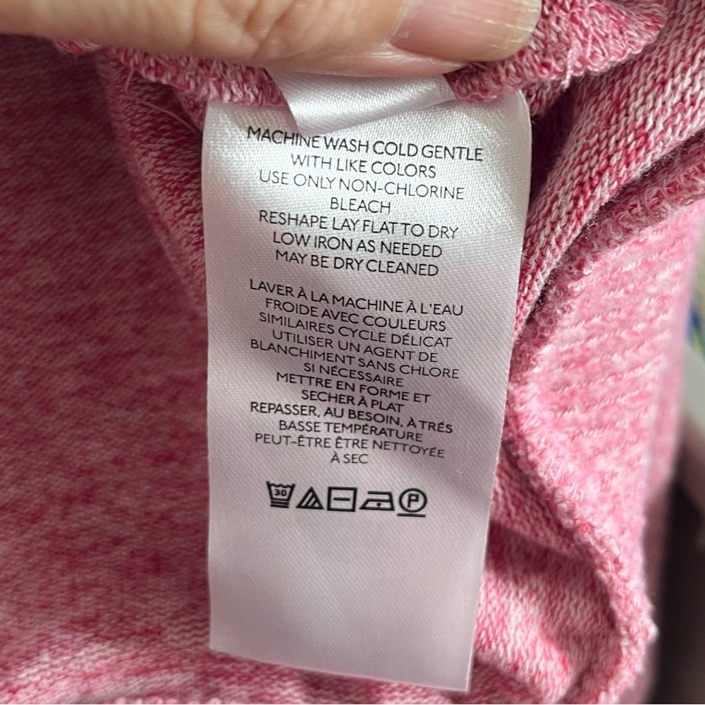 Anthropologie Maeve‎ Laney Sweater Women’s Size Medium Pink Mockneck Cozy Casual - Picture 9 of 10